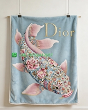 Dior Throw Blankets